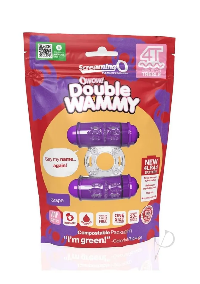 Couples Screaming O 4t Double Wammy Silicone Rechargeable Dual Vibrating Couples Cock Ring Couples Screaming O 4t Double Wammy Silicone Rechargeable Dual Vibrating Couples Cock Ring