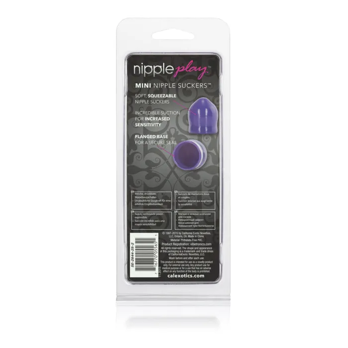 Vibrators Nipple Play Mini Nipple Suckers Purple CalExotics Vibrators Nipple Play Mini Nipple Suckers Purple CalExotics
