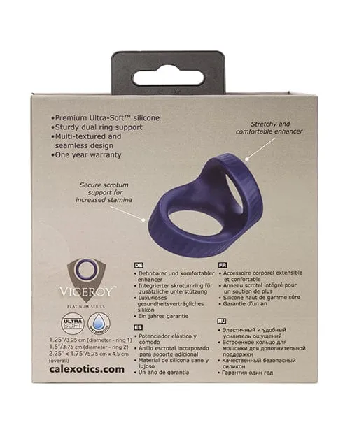 Vibrators Viceroy Max Dual Ring Blue CalExotics