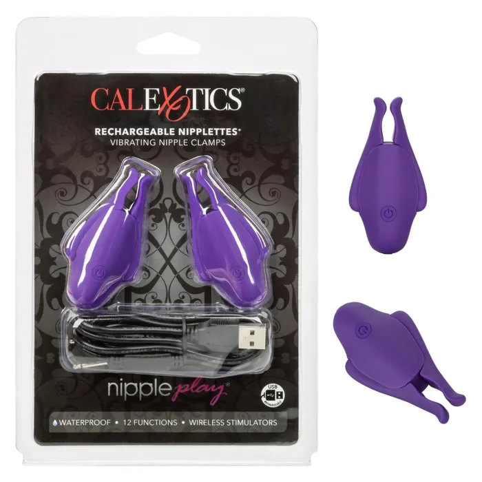 Nipple Play Rechargeable Nipplettes CalExotics Female Sex Toys Nipple Play Rechargeable Nipplettes CalExotics Female Sex Toys