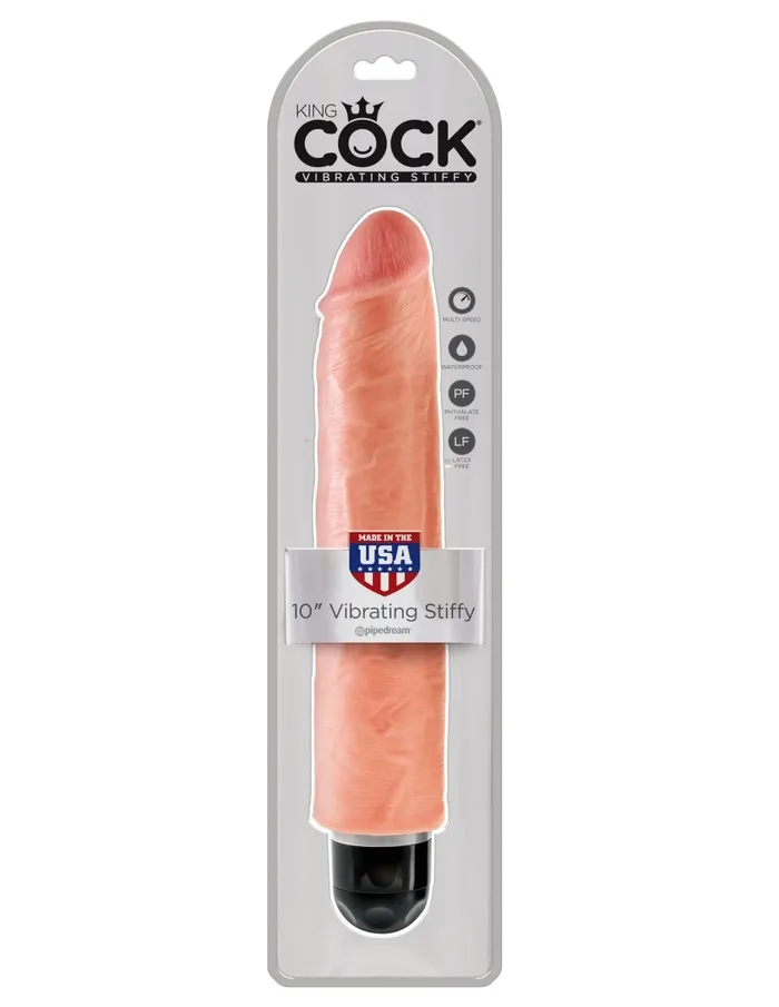 Pipedream Dildos King Cock 10 Vibrating Stiffy Pipedream Dildos King Cock 10 Vibrating Stiffy