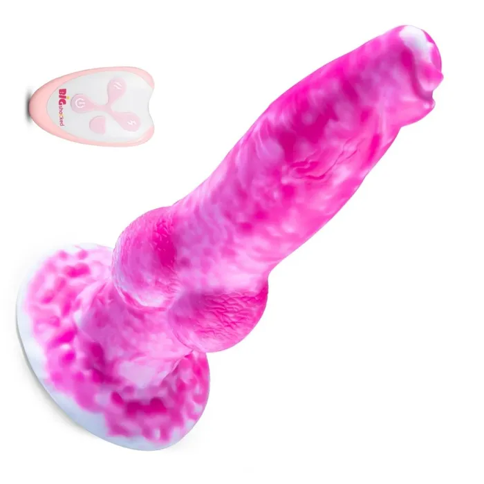 2 in 1 87in Thrusting Vibrating Silicone MonsterDildoApp Control Sohimi Female Sex Toys