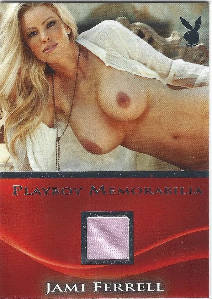 Dans Cards Dildos Playboys Hard Bodies Jami Ferrell Platinum Foil Memorabilia Card