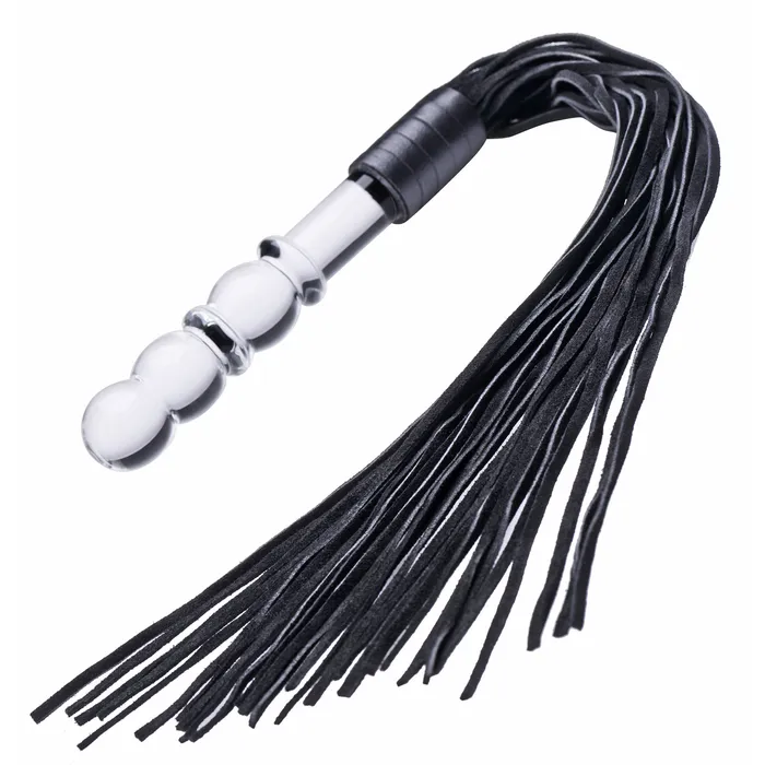 Dildos XR Brands Lingam Glass Dildo Flogger