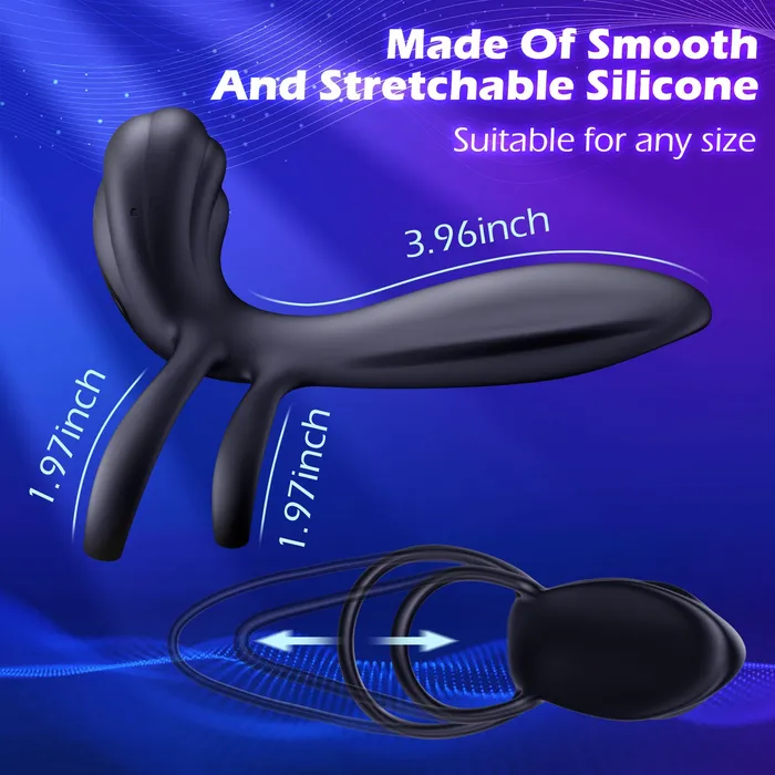 Couples Oronova Clitoral Cock Ring for Shared Pleasure