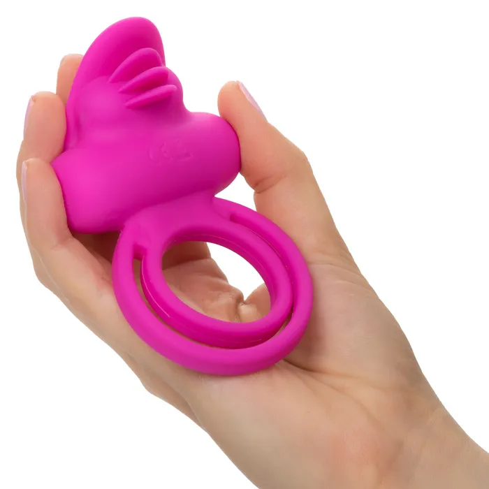 Female Sex Toys CalExotics Silicone Rechargeable Dual Clit Flicker Enhancer