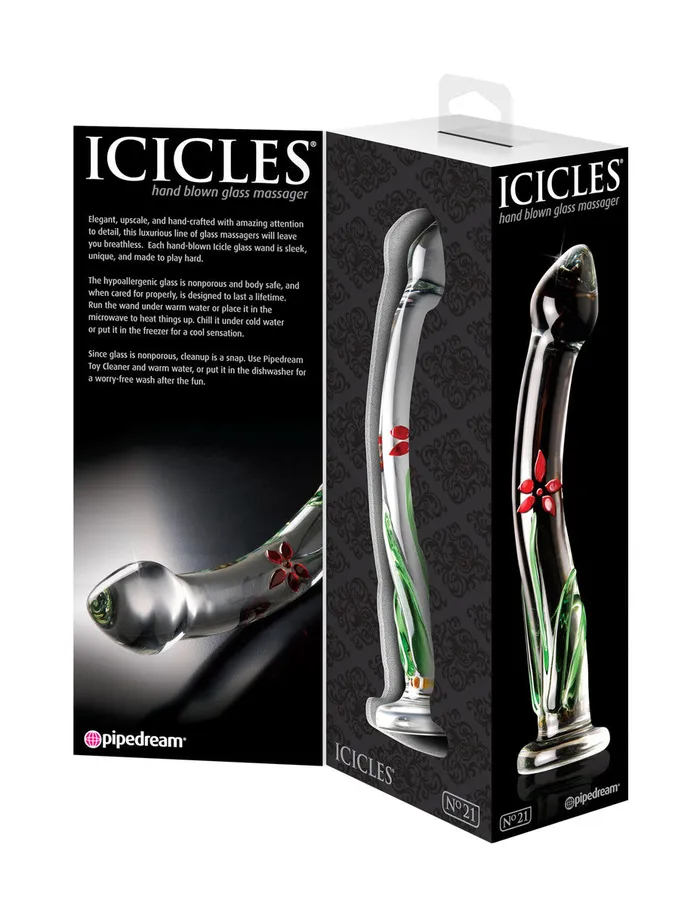 Icicles No 21 GLASS DILDO Pipedream Products Dildos