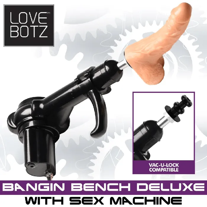 LoveBotz Deluxe Bangin Bench With Sex Machine Lovebotz Female Sex Toys