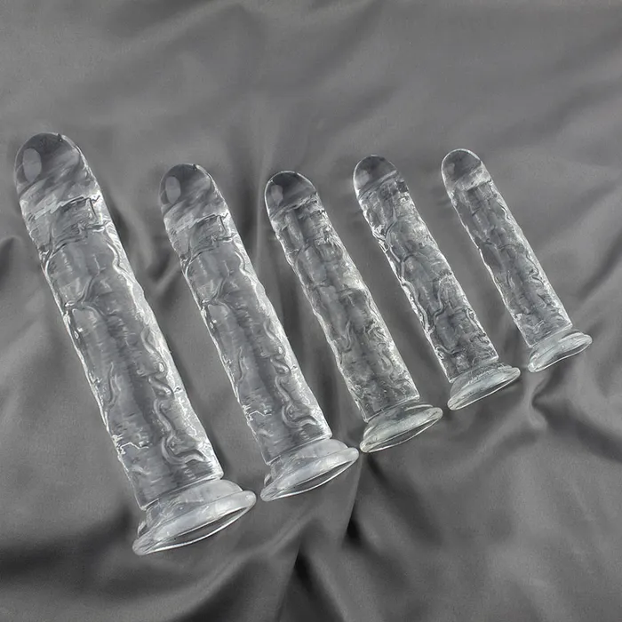 Dildos Lusty Age Realistic Soft Jelly Transparent Dildo