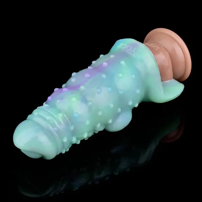 Luminous Silicone Penis Sheath Xinghaoya Male Sex Toys